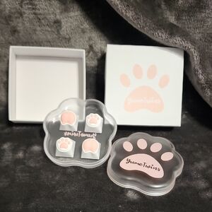 Pink Paw/corgi  Keyboard Keycaps
